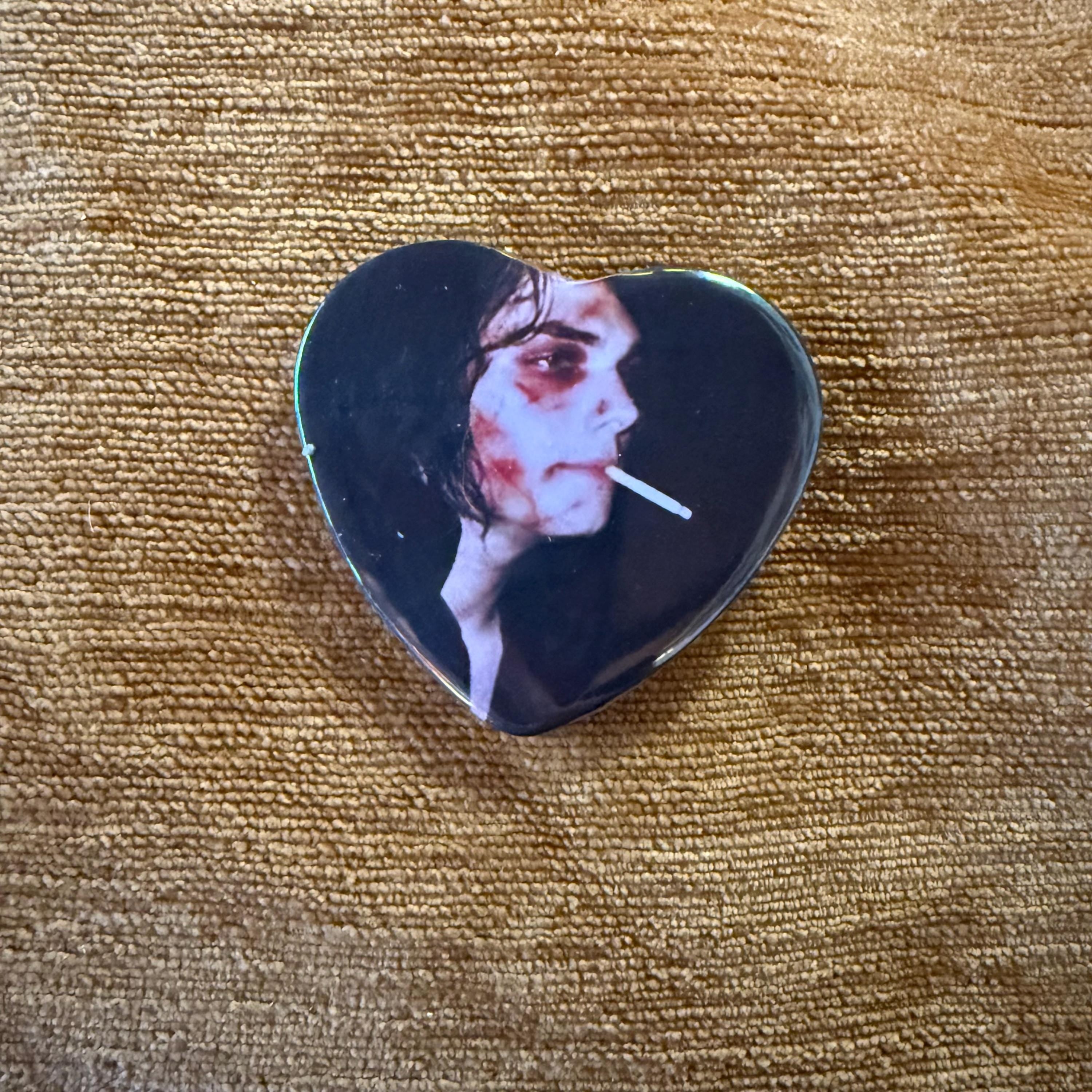 Gerard Way Heart Magnet: MCR Emo Fan 2 Inch