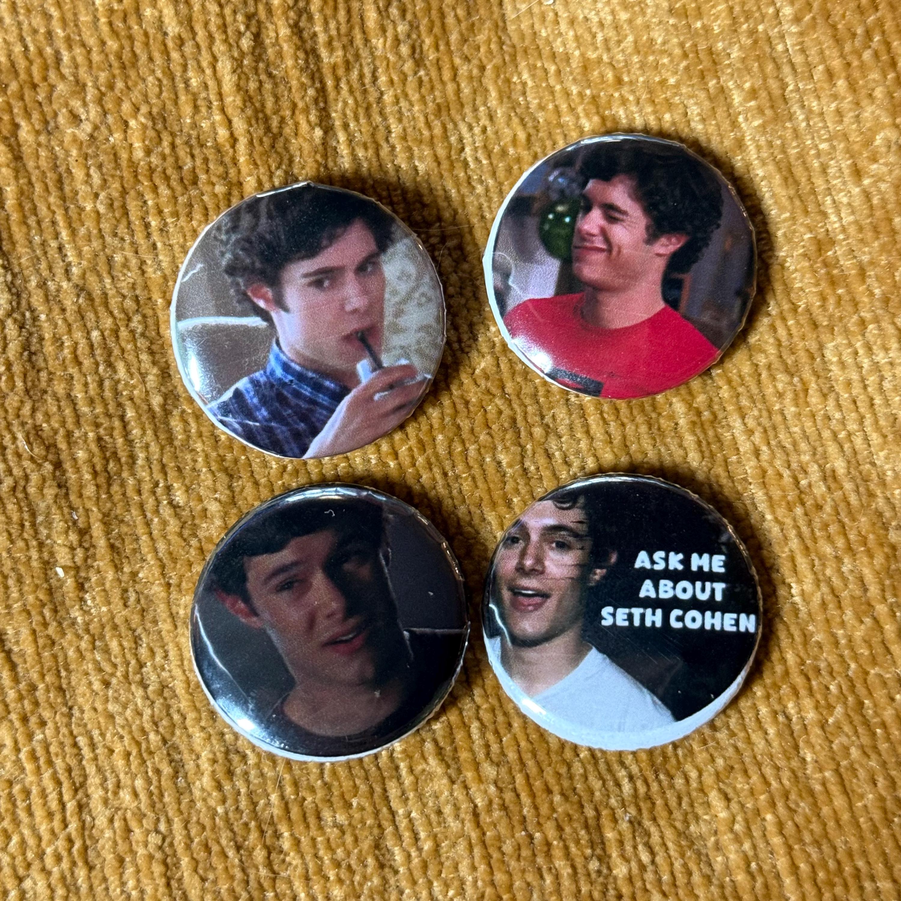 Seth Cohen Pin Set: The OC 1 Inch Set of 4