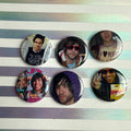 Pete Wentz Pin Set: Fall Out Boy 1 Inch Set of 6