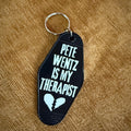 Pete Wentz Keychain: Is My Therapist Black Motel Style